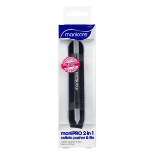 Manicare ManiPRO 2-in-1 Cuticle Pusher & File - Cuticle Care
