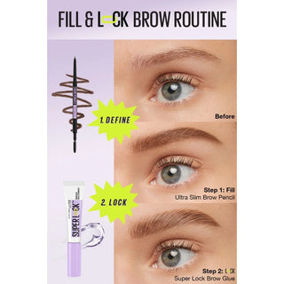 Maybelline Express Brow Ultra Slim Eyebrow Pencil - Soft Brown - Brow Pencil