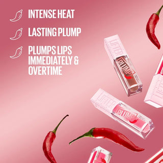 Maybelline Lifter Plump Plumping Lip Gloss - Red Flag 004 - Lip Gloss