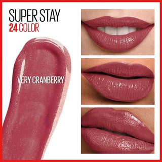 Maybelline SuperStay 24 2-Step Liquid Lipstick Makeup - Very Cranberry - Lipstick