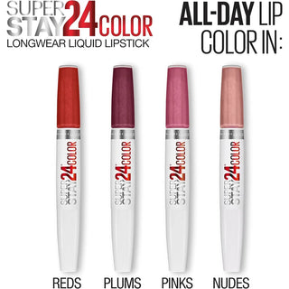 Maybelline Superstay 24HR 2-Step Liquid Lipstick - Everlasting Wine 005 - Lipstick