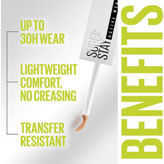 Maybelline Superstay 30H Activewear Concealer - Fair 10 - Concealer