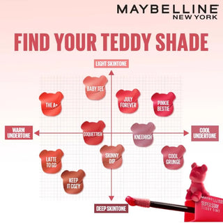 Maybelline Superstay Teddy Tint - Skinny Dip 15 - Lipstick