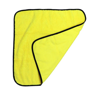 Mr Clean Automotive Microfibre Drying Towel 60 x 60cm Yellow - Car Cleaning Cloths