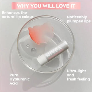 Nivea Hyaluron Lip Moisture Balm Sheer Rose - Lip Balm