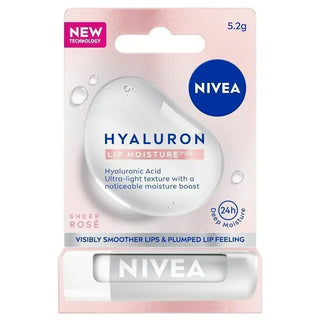 Nivea Hyaluron Lip Moisture Balm Sheer Rose - Lip Balm