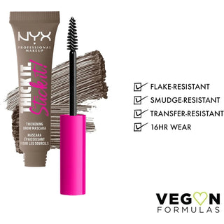 NYX Thick It. Stick It! Brow Mascara - Taupe - Brow Mascara