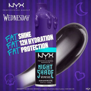 Nyx Wednesday Mystery Lip Oil - Night Shade - Lip Oil