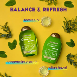 Ogx Extra Strength Teatree Mint Conditioner - 385ml - Conditioner