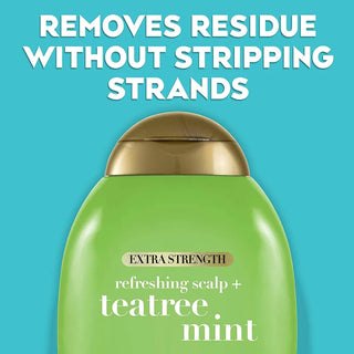 Ogx Extra Strength Teatree Mint Shampoo - 385ml - Shampoo