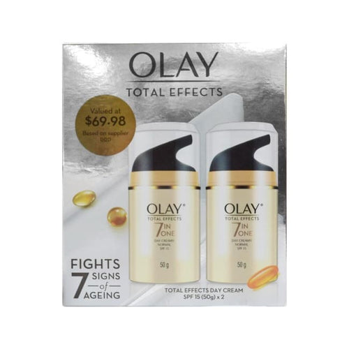Olay Total Effects 7 In One Day Cream SPF 15 Normal Value Pack - Face Moisturiser