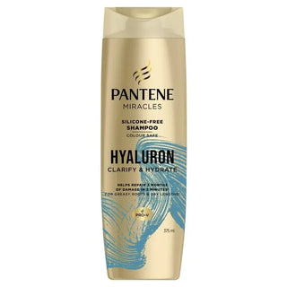 Pantene Miracles Hyaluron Clarify & Hydrate Silicone-Free Shampoo - 375ml - Shampoo