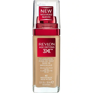 Revlon Age Defying 3X Foundation - Medium Beige 40 - Foundation