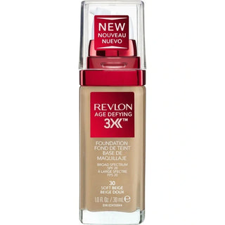 Revlon Age Defying 3X Foundation - Soft Beige 30 - Foundation