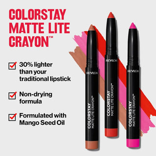 Revlon ColorStay Matte Lite Crayon - Take Flight 004 - Lip Crayon