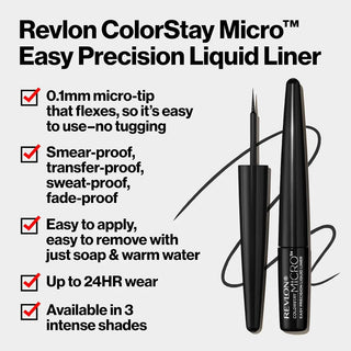 Revlon ColorStay Micro Easy Precision Liquid Liner - What The Fudge 302 - Eyeliner