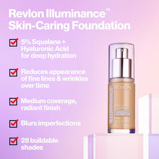 Revlon Illuminance Skin Caring Foundation - Creamy Natural 201 - Foundation
