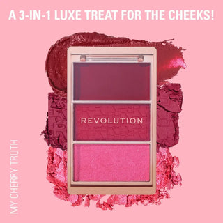 Revolution Blush Icon Palette - My Cherry Truth - Blush