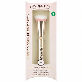 Revolution Create Angled Foundation Brush R8 - Brush