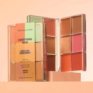 Revolution Everything Base Face Icon Complexion Palette - Medium - Palette