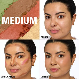 Revolution Everything Base Face Icon Complexion Palette - Medium - Palette
