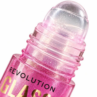 Revolution Glass Kiss Lip Oil - Enchanted Purple Shimmer - Lip Oil