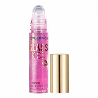 Revolution Glass Kiss Lip Oil - Enchanted Purple Shimmer - Lip Oil
