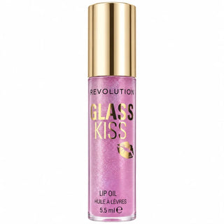 Revolution Glass Kiss Lip Oil - Enchanted Purple Shimmer - Lip Oil