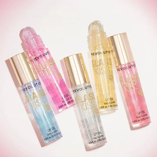 Revolution Glass Kiss Lip Oil - Enchanted Purple Shimmer - Lip Oil