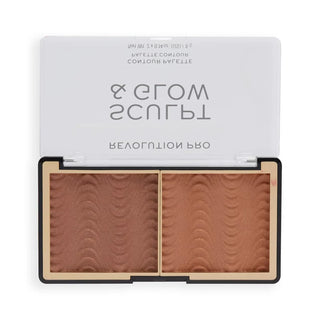 Revolution Pro Sculpt & Glow Contour Palette - Medium-Deep - Palette