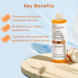 Revolution Skincare 2.5% Glycolic Acid Toner - 200ml - Toner