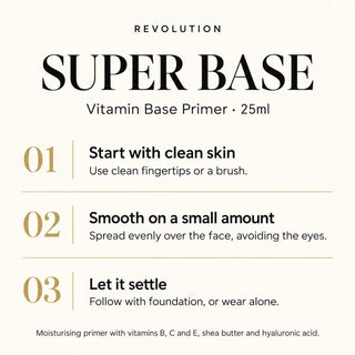 Revolution Super Base Vitamin Base Primer - 25ml - Primer