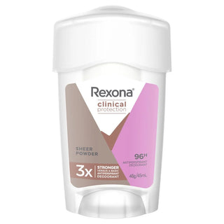 Rexona Women Clinical Protection Antiperspirant Cream Sheer Powder - 45ml - Deodorant
