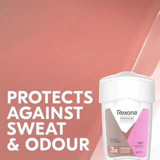 Rexona Women Clinical Protection Antiperspirant Cream Sheer Powder - 45ml - Deodorant