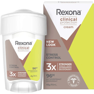 Rexona Women Stress Control Clinical Protection Antiperspirant Deodorant - 45ml - Deodorant