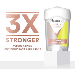 Rexona Women Stress Control Clinical Protection Antiperspirant Deodorant - 45ml - Deodorant
