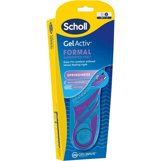 Scholl Gel Activ Insoles for Formal Shoes - Large Size 7-12 - Insoles