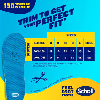 Scholl Gel Activ Insoles for Formal Shoes - Large Size 7-12 - Insoles