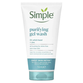 Simple Daily Skin Detox Purifying Face Wash - 150ml - Cleanser