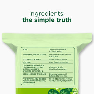 Simple Kind To Skin Biodegradable Cleansing Wipes - Face Wipes