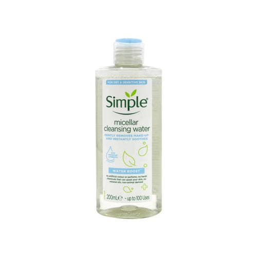 Simple Water Boost Micellar Cleansing Water - 200ml - Cleanser