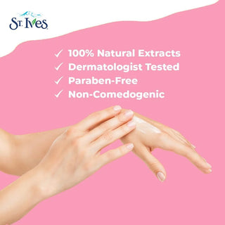 St. Ives Smoothing Body Cream Rose Water & Argan Oil - 300ml - Body Moisturiser