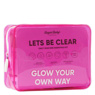 SugarBaby Let’s Be Clear Daily Skincare Essentials Kit - Cleanser