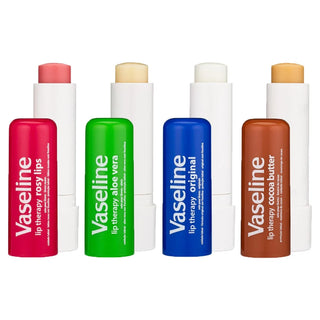 Vaseline Lip Therapy 5 Pack Assorted Lip Balm Set - Moisturiser