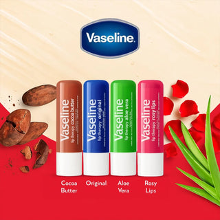 Vaseline Lip Therapy 5 Pack Assorted Lip Balm Set - Moisturiser
