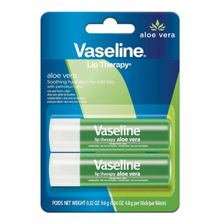 Vaseline Lip Therapy Aloe Vera Stick 2 Pack - Lip Balm