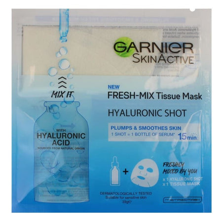 Garnier Skin Active Fresh-Mix Tissue Mask Hyaluronic Acid