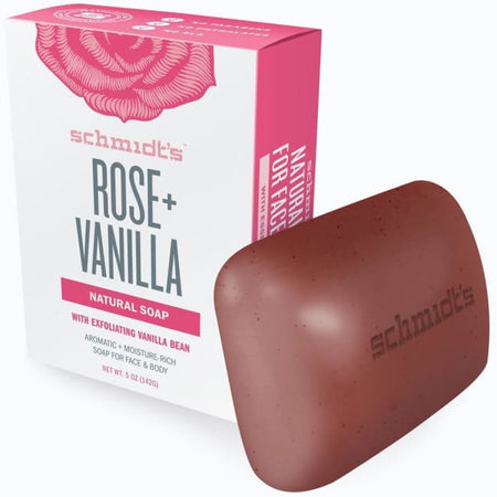 Schmidt's Rose + Vanilla Natural Soap