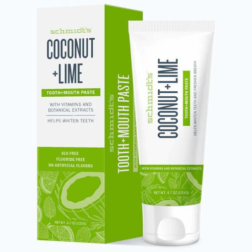 Schmidt’s Tooth + Mouth Paste - Coconut + Lime - Toothpaste