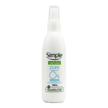Simple Kind To Skin Pure Deodorant Spray